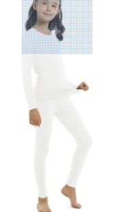 Photo 1 of Girls Thermal Underwear Set Kids Long Johns Fleece Lined Base Layer Top & Bottom
SIZE M