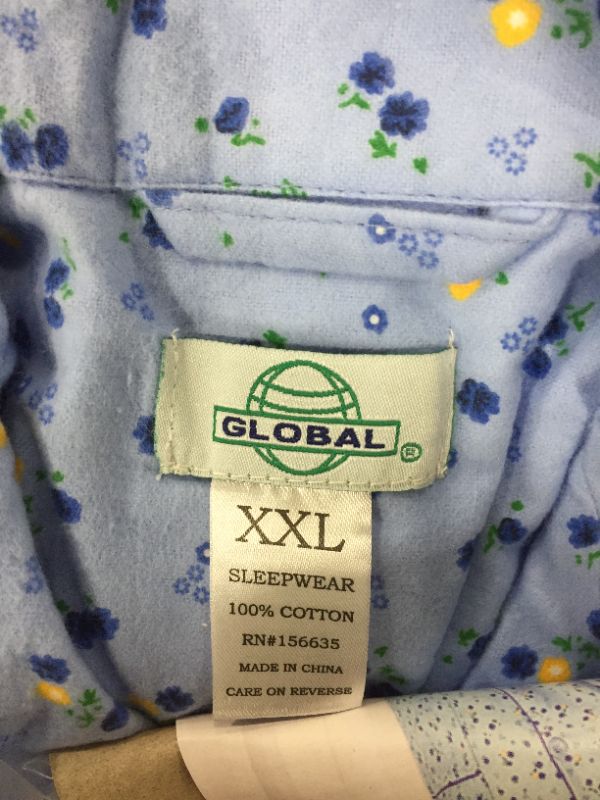 Photo 2 of GLOBAL FLORAL 2 PIECE PAJAMA SET
SIZE XXL