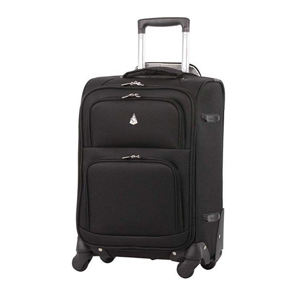 Photo 1 of Aerolite Maximum Allowance Heavy Duty Airline Approved Carryon Suitcase, Black