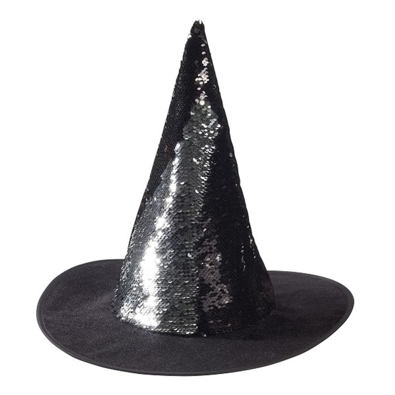 Photo 1 of BLACK MAGIC SEQUIN WITCH HAT 
