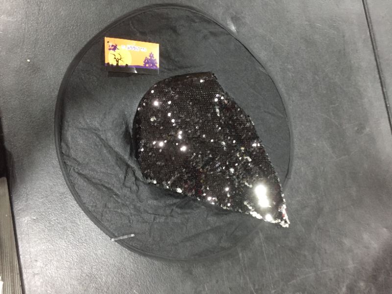 Photo 3 of BLACK MAGIC SEQUIN WITCH HAT 