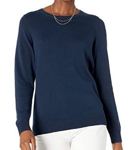Photo 1 of Amazon Essentials Women's Lightweight Crewneck Sweater Size S