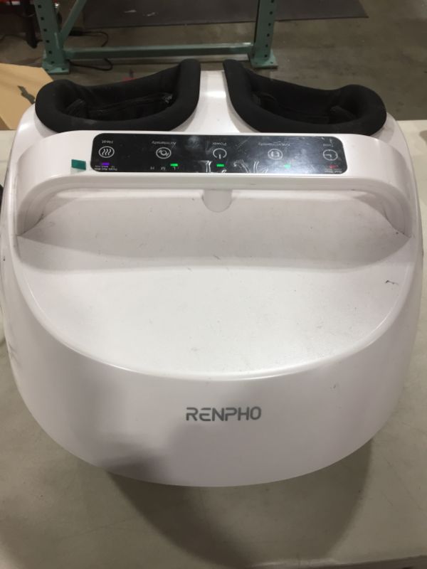 Photo 2 of RENPHO Foot Massager Machine with Heat,Shiatsu Deep Kneading, Multi-Level Settings, Delivers Relief for Tired Muscles and Plantar Fasciitis, Fits Feet Up to Men Size 12, Christmas Gifts
