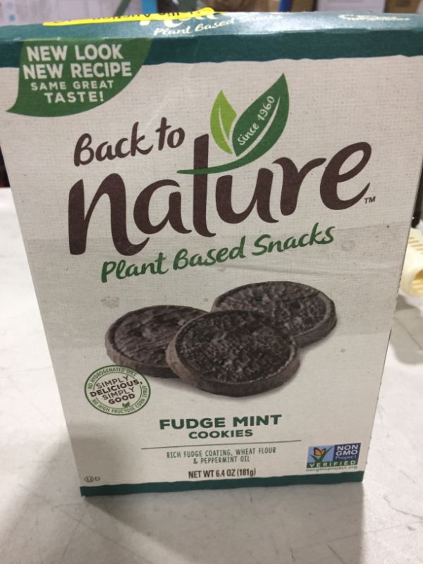 Photo 1 of BACK TO NATURE FUDGE MINT COOKIES 