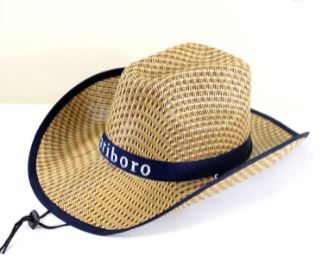 Photo 1 of Beach summer sun protection handmade farmer straw hat natural grass men's western cowboy straw hat
