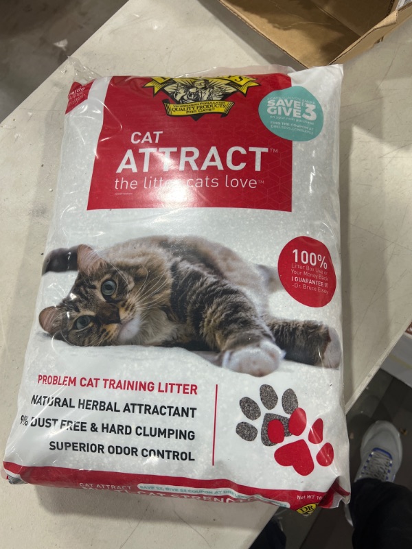 Photo 2 of Dr. Elsey's Precious Cat Attract Unscented Clumping Clay Cat Litter, 40-lb bag