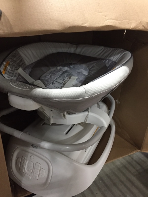 Photo 2 of Graco Sense2Soothe Baby Swing with Cry Detection Technology, Sailor
