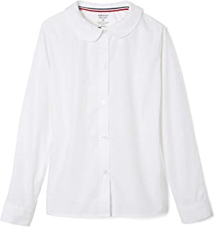 Photo 1 of French Toast Girls' Long Sleeve Woven Shirt with Peter Pan Collar (Standard & Plus)
