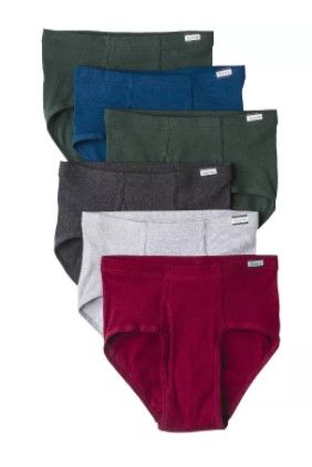Photo 1 of Hanes Men's 6pk Comfort Soft Waistband Mid-Rise Briefs - Color May Vary
