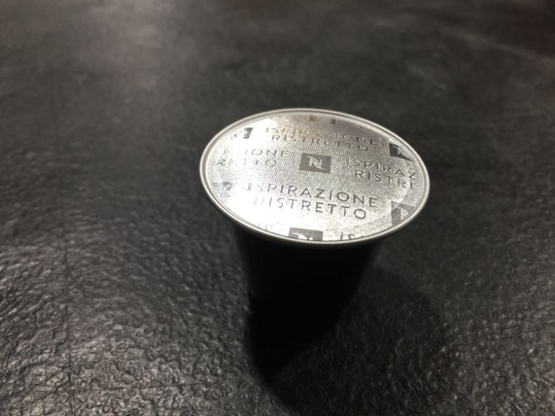 Photo 1 of NESPRESSO CAPSULES ORIGINALLINE RISTRETTO INTENSO COFFEE PODS, BREWS, DARK ROAST ESPRESSO COFFEE, 50 COUNT (PACK OF 5) BEST BY 9/30/21
