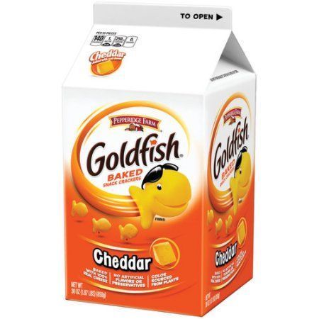 Photo 1 of (2 PACK) PEPPERIDGE FARM GOLDFISH CHEDDAR CRACKERS, 30 OZ. CARTON, PACK OF TWO EXP: 11.07.2021
