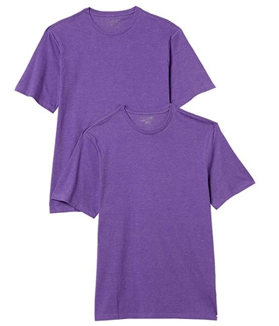 Photo 1 of Amazon Essentials Men's 2-Pack Regular-Fit Short-Sleeve Crewneck T-Shirt slim size M
