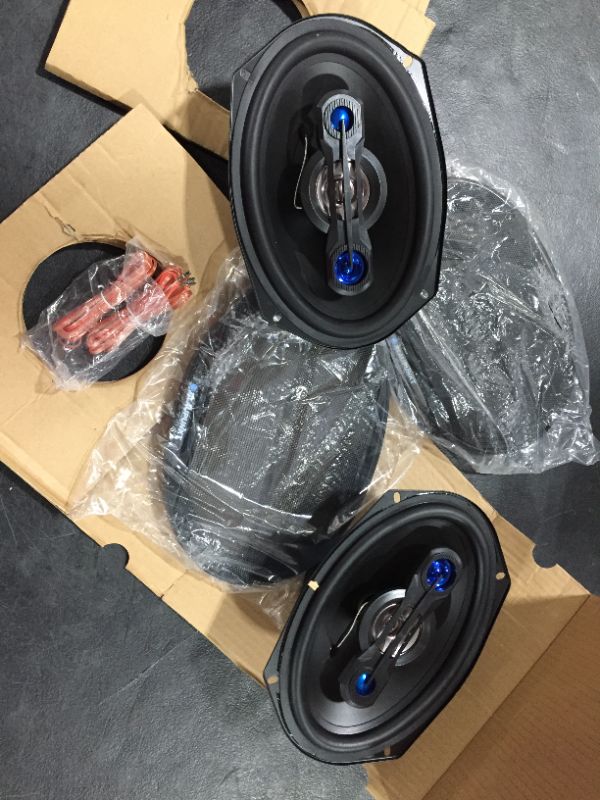 Photo 2 of Blaupunkt GTX691 Car Speaker 6" x 9" 4-Way Coaxial Speaker Pair 700Watts
