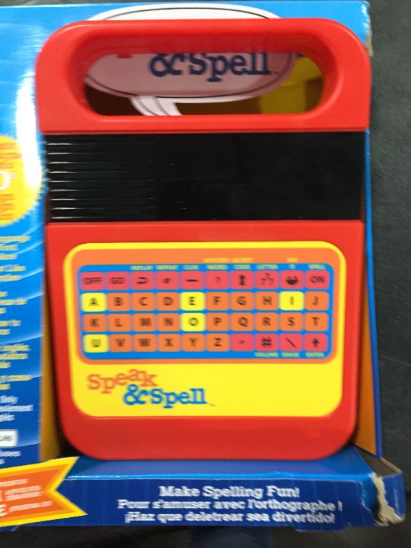 Photo 2 of Basic Fun Speak & Spell Electronic Game
