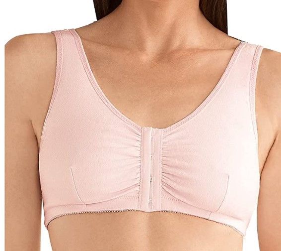 Photo 1 of Amoena Women's Frances Front-Closure Leisure Bra SIZE XL
