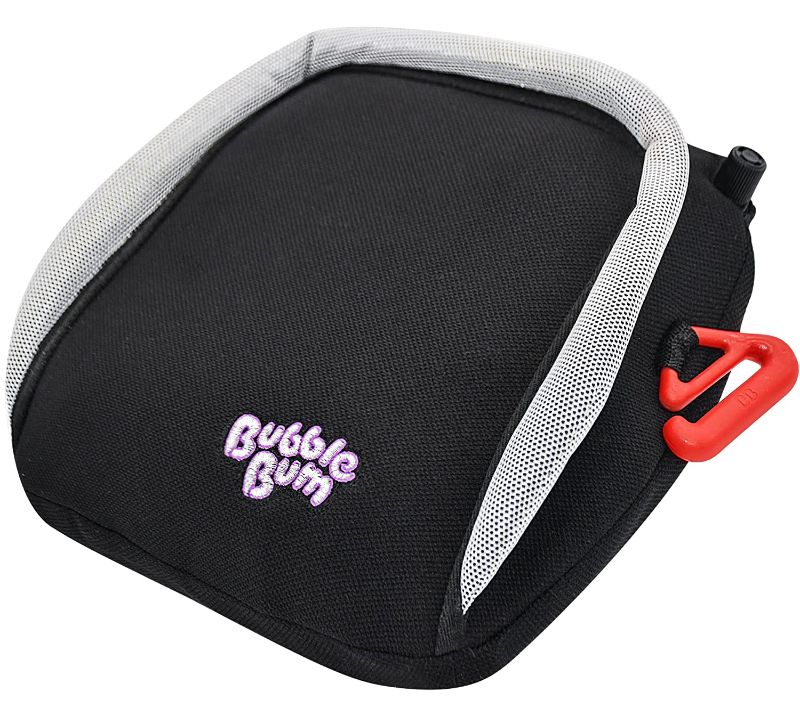 Photo 1 of BubbleBum Inflatable Booster Car Seat | Patented Stability System | Narrow, Backless, Blow up Booster Seat for Kids | Comfortable, Compact & Uber Convenient for Everyday Use & Great for Travel | Black
