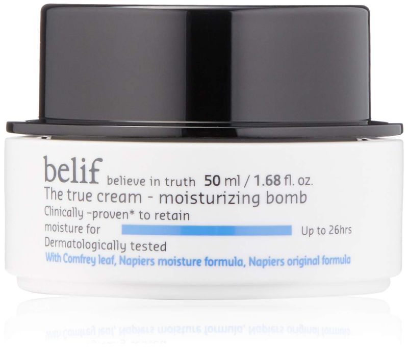 Photo 1 of Belif the True Cream Moisturizing Bomb | Moisturizer for Dry Skin | Face Cream, Hydration, Clean Beauty, 1.68 Fl Oz (Pack of 1)
