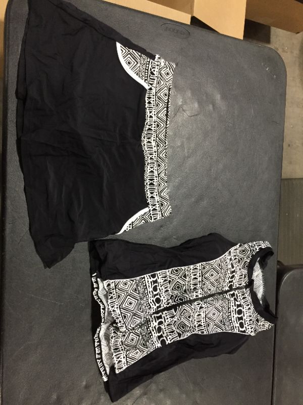 Photo 1 of 2 Piece Black and White Bathing Suit Medium