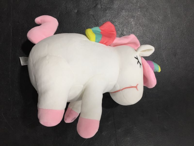 Photo 2 of Athoinsu Light up Unicorn Soft Plush Toy LED Stuffed Animals with Colorful Night Lights Glowing Birthday Valentine's Day for Toddler Women, 12''
