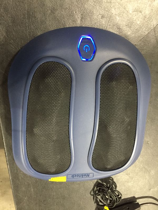 Photo 2 of Nekteck Foot Massager with Heat, Shiatsu Heated Electric Kneading Foot Massager Machine for Plantar Fasciitis, Built-in Infrared Heat Function and Pow
