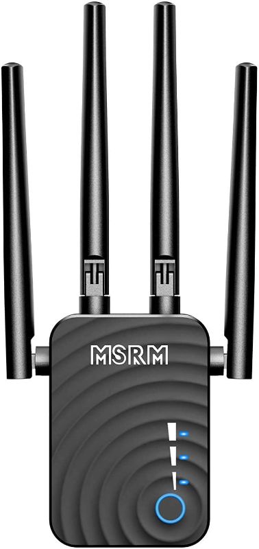 Photo 1 of WiFi Range Extender for The Houes, SuperBooster Booster Repeater 1200Mbps (3000FT) WiFi 2.4 & 5.8GHz Dual Band WPS Wireless Signal Strong Penetrability, Wide Range of Signal