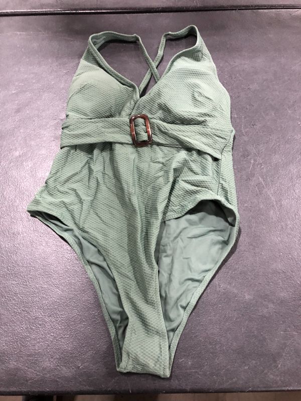 Photo 1 of Cupshe Green 1 Piece Bathing Suit Large 