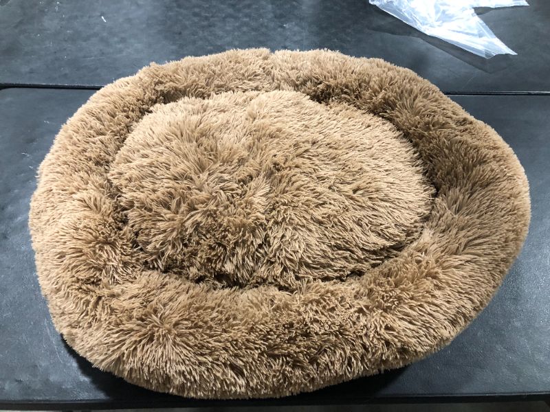 Photo 1 of 35 inch Brown Round Dogbed 