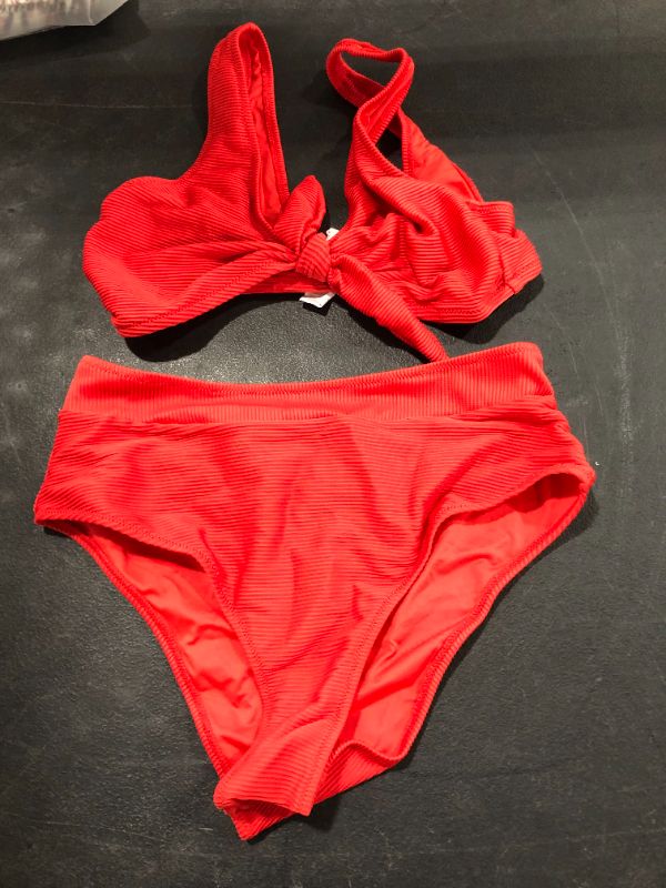 Photo 1 of Cupshe 2 piece Bikini Red Large 