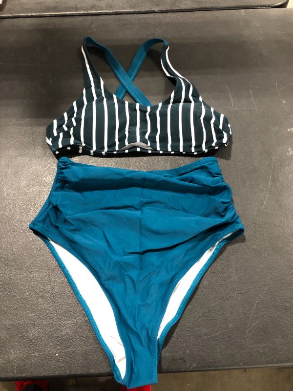 Photo 1 of Cupshe Green 2 Piece Bikini set Medium
