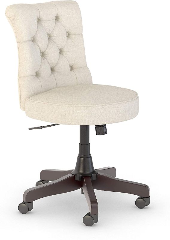 Photo 1 of Bush Business Furniture Arden Lane Mid Back Tufted Office Chair, Cream Fabric
