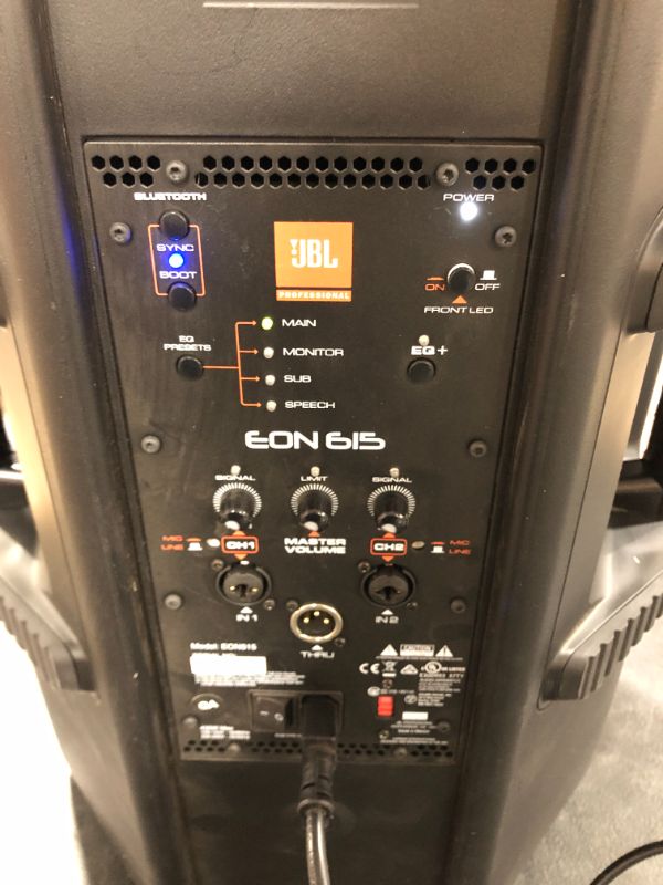 Photo 3 of JBL Professional EON615 2-Way Multipurpose Self-Powered Sound Reinforcement, 15-Inch
