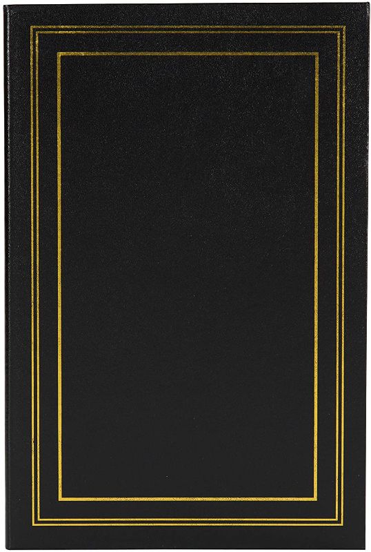 Photo 1 of DesignOvation Traditional Photo Albums, Holds 300 4x6 Photos, Set of 3, Black
