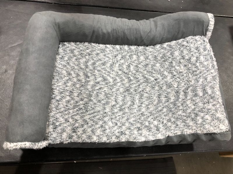 Photo 1 of 30x21 inch Grey Memory Foam Dog Bed 