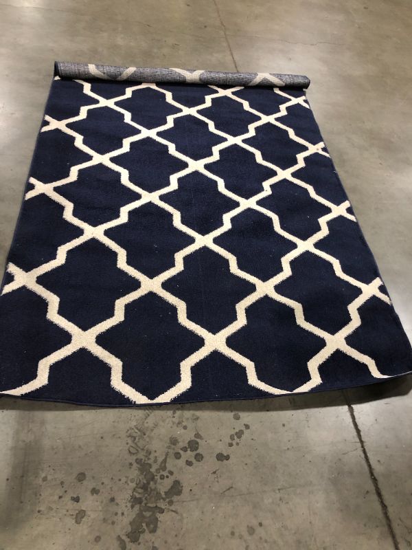 Photo 1 of 60x95 inches Blue and White Nuloom Carpet 