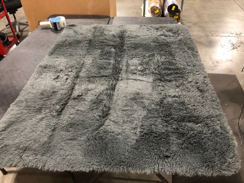 Photo 1 of 48x64 inch Bedsure Dark Grey Bathroom Rug 