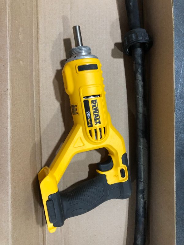 Photo 5 of DeWALT DCE531B 20-Volt 1-1/8-Inch Cordless Concrete Pencil Vibrator - Bare Tool
