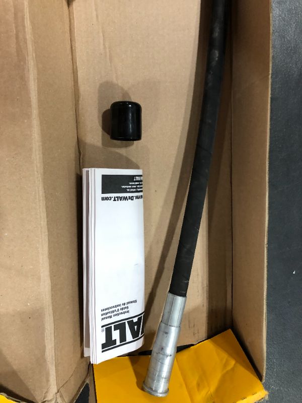 Photo 3 of DeWALT DCE531B 20-Volt 1-1/8-Inch Cordless Concrete Pencil Vibrator - Bare Tool
