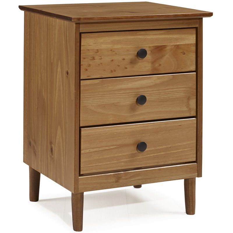 Photo 1 of Classic Caramel Brown Nightstand
