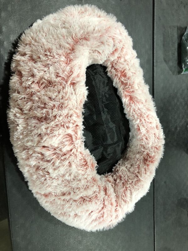 Photo 1 of 32 INCH SMALL PINK FLUFFY DOG BED 