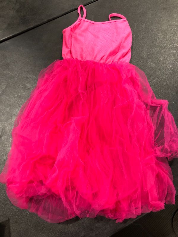 Photo 2 of Baby Girls Tutu Dress Sleeveless Infant Toddler Sundress Tulle Bubble 5 Layers SIZE 6-7Y
