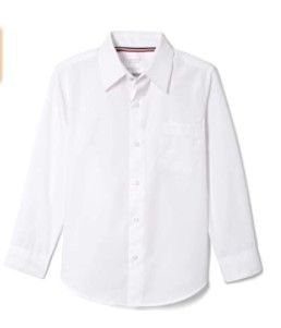 Photo 1 of French Toast Boys' Long Sleeve Classic Dress Shirt (Standard & Husky) SIZE 14
