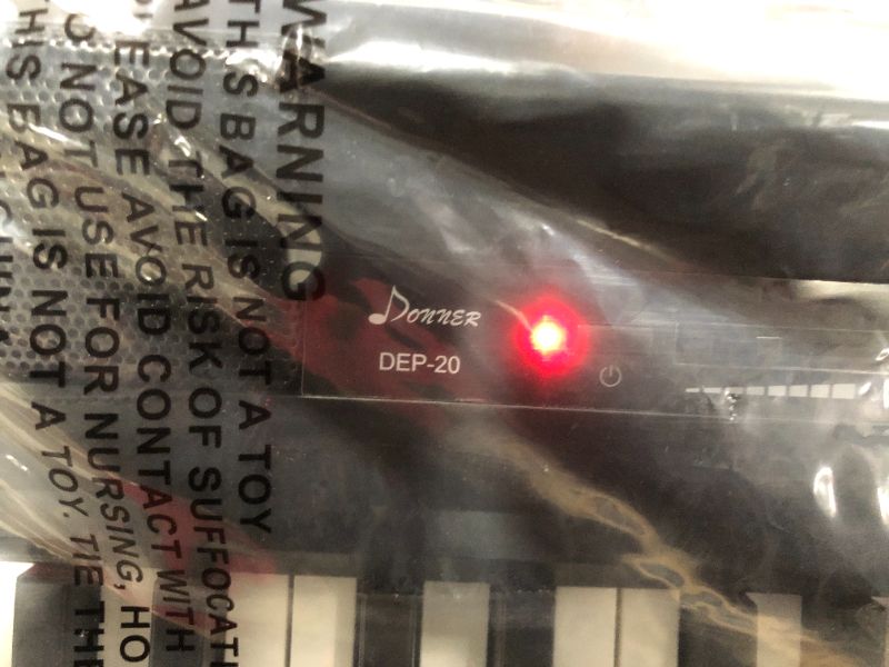 Photo 1 of Donner DEP-20 Beginner Digital Piano 88 Key Full Size Weighted Keyboard, Portable Electric Piano with Sustain Pedal, Power Supply
