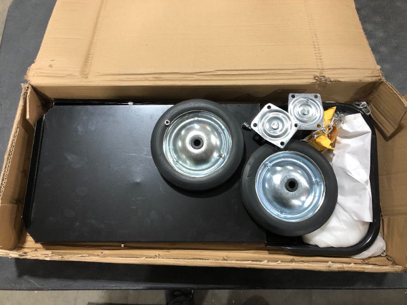 Photo 1 of Zimtown Universal Welding Cart, 3 Shelves Plasma Cutter Welding Trolley Tank with Wheels, for Mig / Tig / ARC Welder Storage
