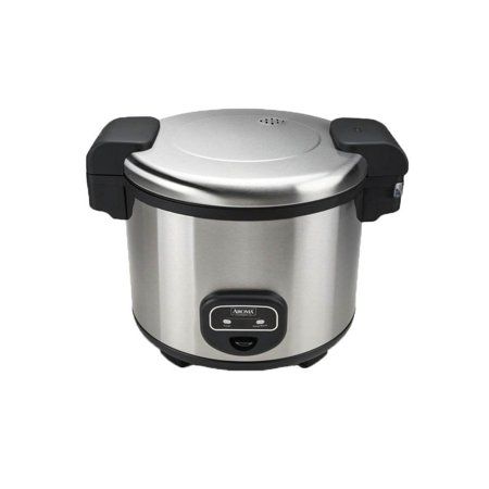 Photo 1 of Aroma 60-Cup Cool Touch Commercial Rice Cooker, Stainless Steel
