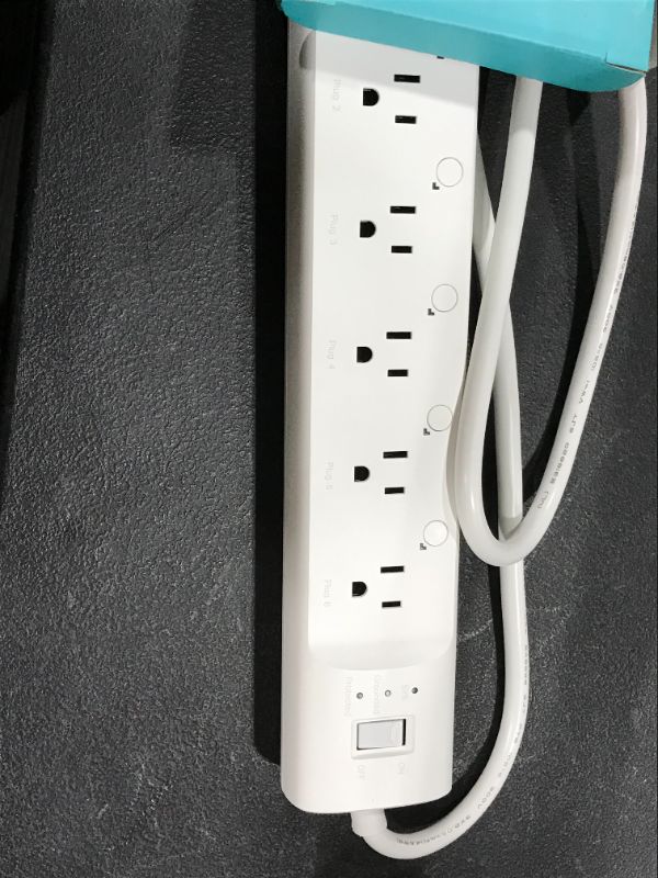 Photo 2 of 6-Outlet Wi-Fi Smart Power Strip