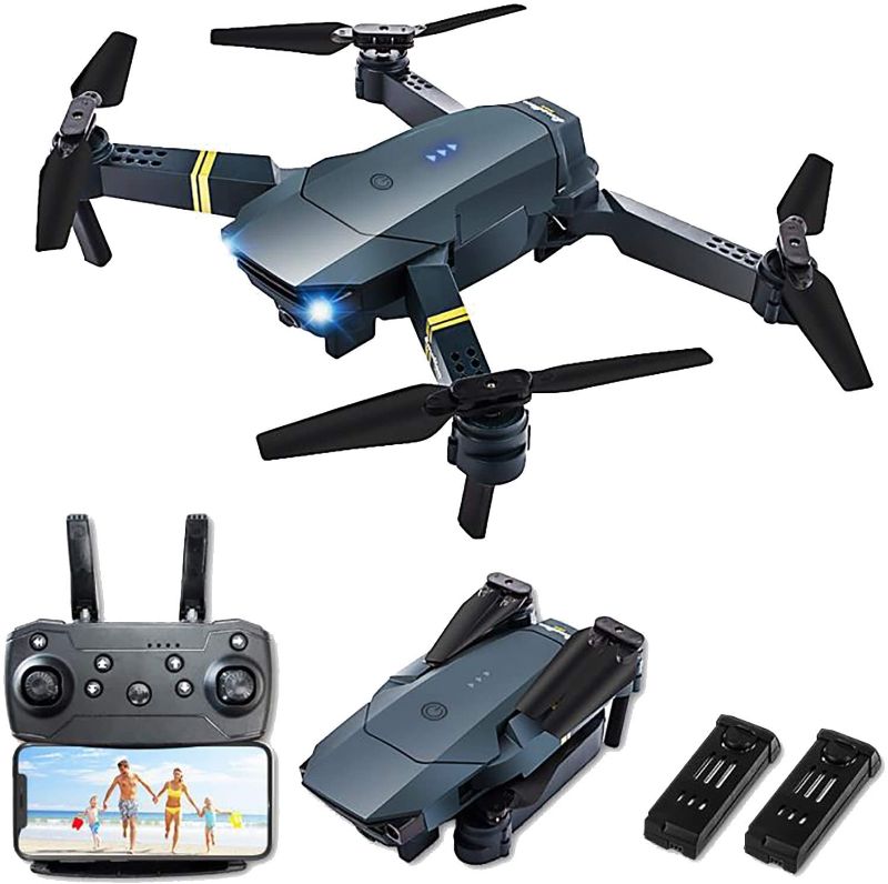 Photo 1 of Drones with Camera for Adults, FCONEGY E58 Foldable RC Quadcopter Drone with 1080P HD Camera for Beginners?WiFi FPV Live Video, Altitude Hold, Headless Mode, One Key Take Off/Landing