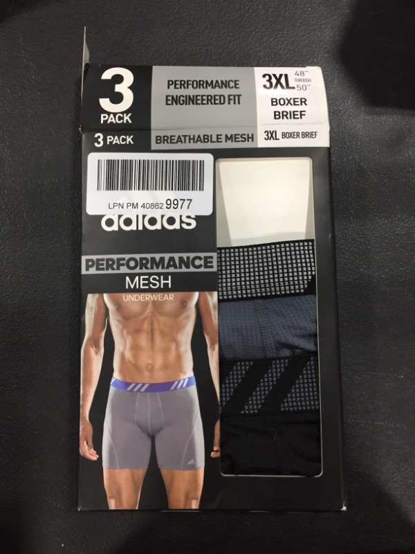 Photo 1 of Adidas boxer briefs, Size 3XL, 3pack