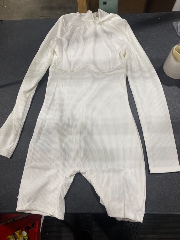 Photo 1 of Size M womens white romper 