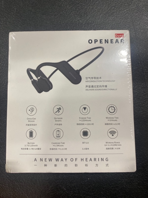 Photo 2 of Open Ear wireless headphones - Black 