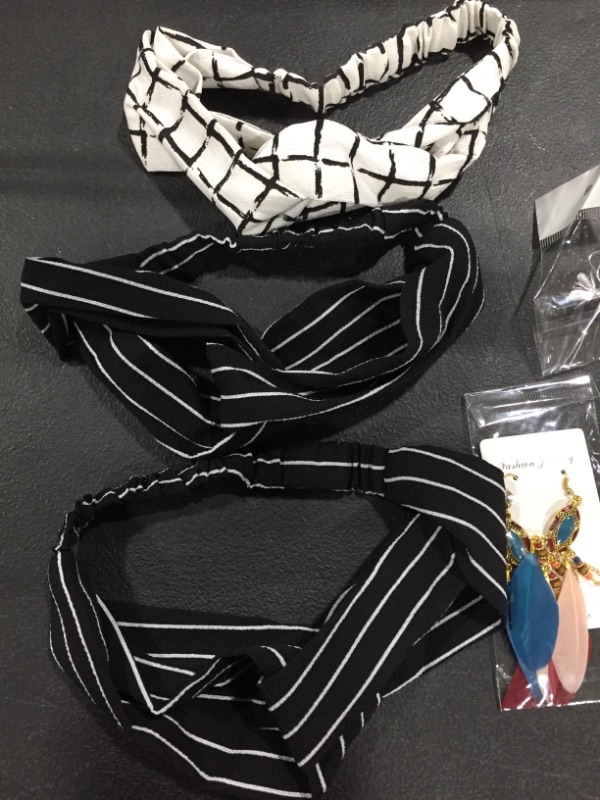 Photo 1 of Box lot - headbands and various jewelry items 